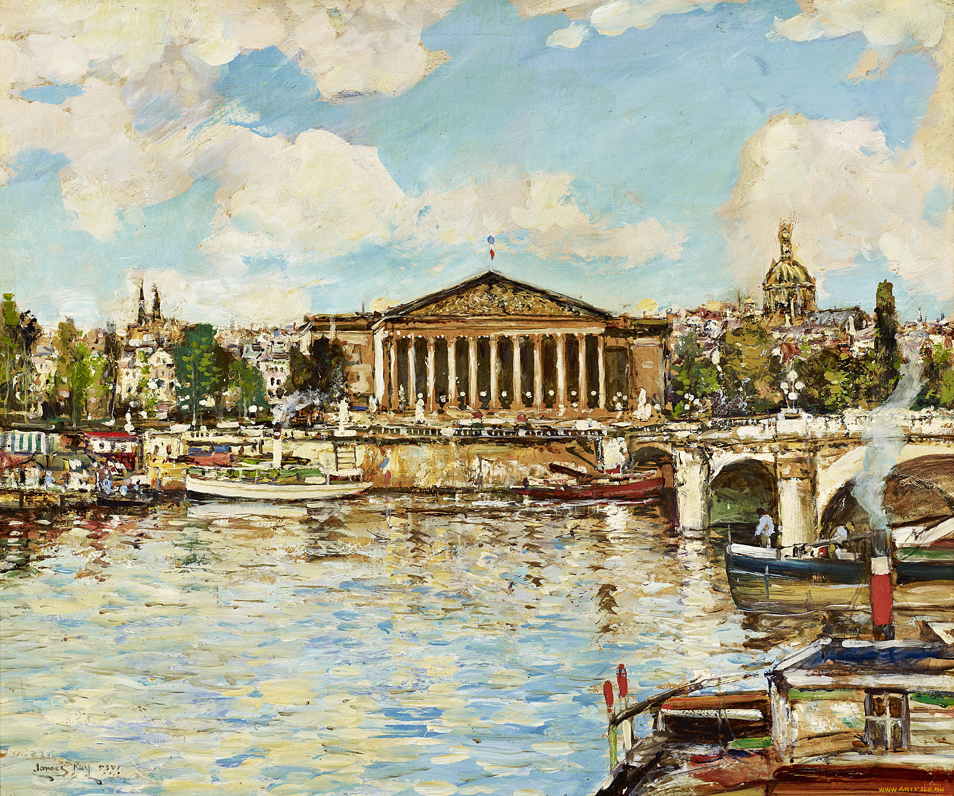 national, assembly, paris, from, the, seine, , , , 